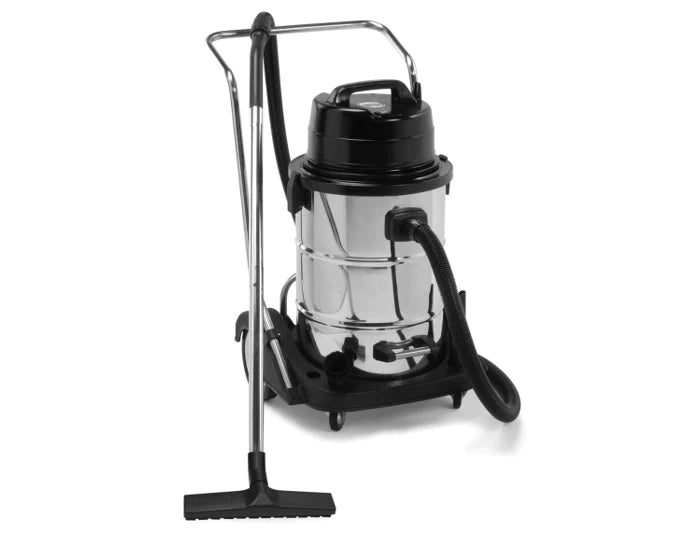POWR-FLITE WET/DRY VACUUM - 20 Gallon Dual Motor with Stainless Steel Tank