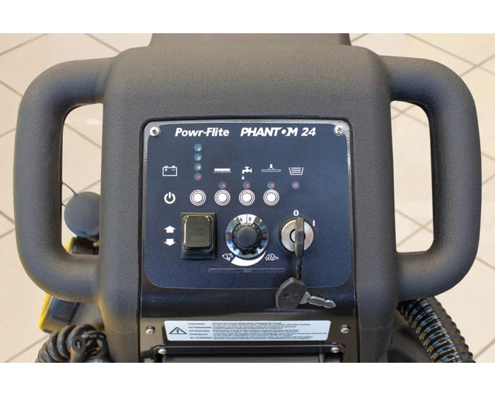 POWR-FLITE PHANTOM TRACTION - Drive Scrubber 28"